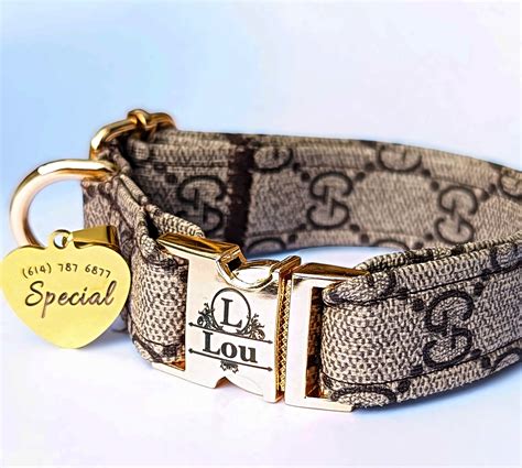 bracciale dog tag gucci vintage|Gucci dog collar and leash.